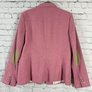 Banana Republic Pink Blazer with Tan Accents